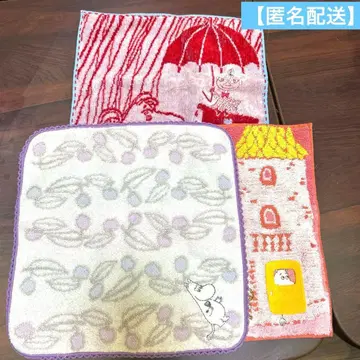 [ 익명 배송 ] 무민 손수건 3개 세트