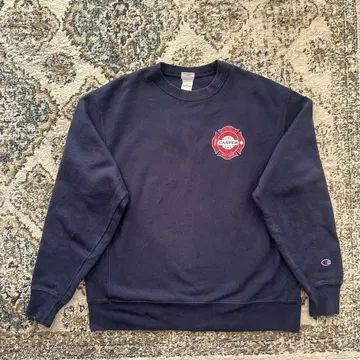 Champion 리버스 웨이브 CASPER FIRE-EMS 맨투맨