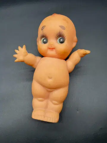 쇼와 레트로 소프트 비닐 피규어 큐피 완구 인형