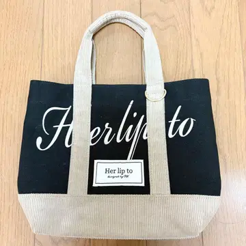 herlipto mini tote 루미네 토트백 블랙