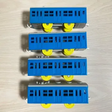 프라레일 103계 101계 플레일 기차 파랑 스카이블루 중간차 4량 세트