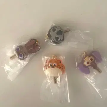 주토피아 아이스캔디 가챠 4종