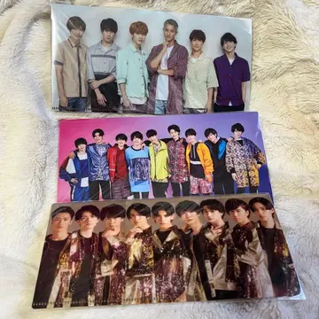 SnowMan 티켓 파일 3개 세트