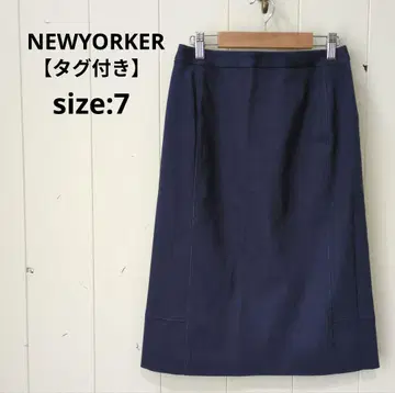 뉴요커 NEWYORKER 택 포함 스트레치 데님 타이트 스커트 7