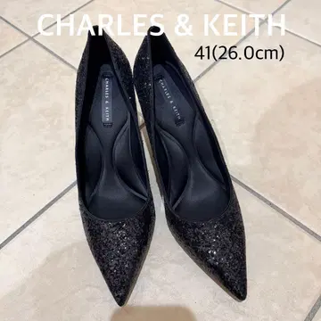 새상품급 찰스앤키스 스팽글 펌프스