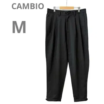 CAMBIO 카멜리오 사루엘 팬츠 턱 팬츠 블랙