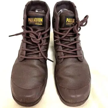 PALLADIUM 25cm 하이컷 스니커즈 브라운