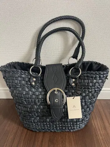 KAGO&MORI 블랙 토트백 바스켓백