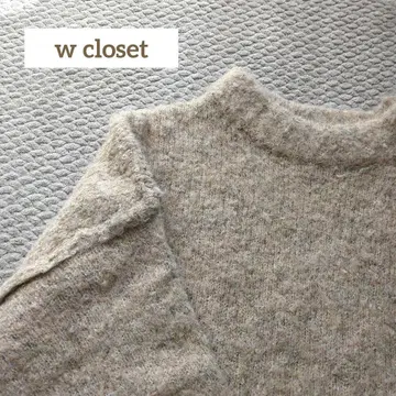 [택 포함 미사용 새상품] w closet 니트
