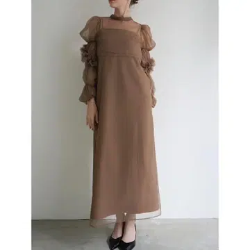 Acka 튤 쉬어 원피스