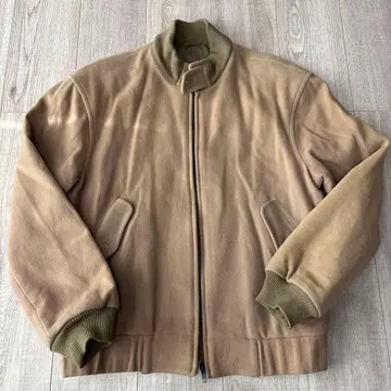 Ermenegildo Zegna 베이지 봄버 자켓