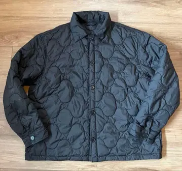 H&M 블랙 퀼팅 자켓