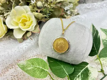 엘리자베스 여왕 초상 코인 목걸이