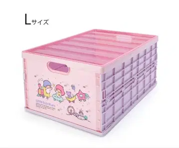 산리오 리틀트윈스타 키키라라 접이식 컨테이너 L 새상품 수납