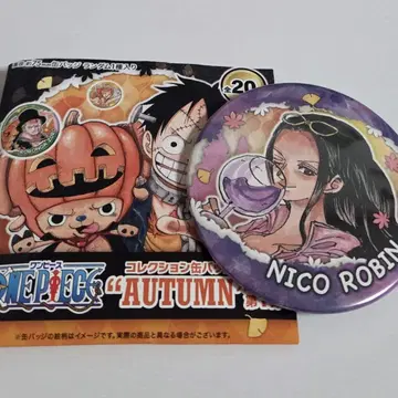 로빈 원피스 ONE PIECE Autumn 컬렉션 캔뱃지 1