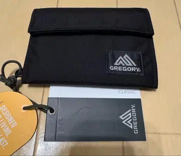 새상품 그레고리 반지갑 블랙