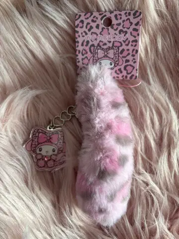 산리오 갸루 고양이 디자인 시리즈 마이멜로디 꼬리 키링