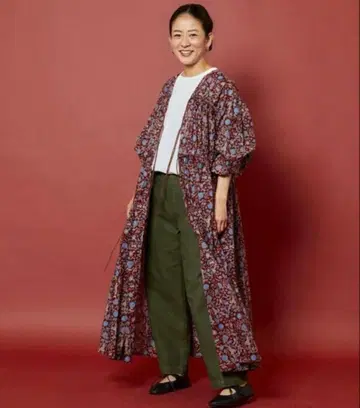 새상품급 프리다 인도면 프론트 오픈 2way 개더 원피스