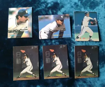 카루비 야구 선수 카드 1980년대 WHALES 선수 카드 세트