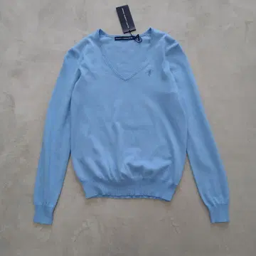 새상품 랄프 로렌 스포츠 코튼 니트 V넥 M 사이즈