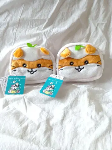 산리오 코로코로쿠리린 페이스 파우치 2개 나가노 미사용