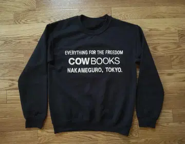 COWBOOKS (카우북스) 블랙 맨투맨 S 사이즈