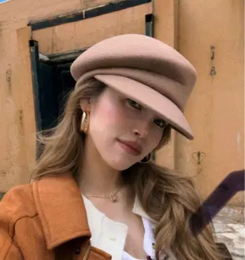 새상품 nalm. 울 헌팅 캡 밀크 베이지