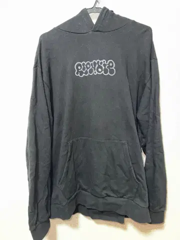 RIPNDIP 블랙 XL 후드티 고양이 디자인