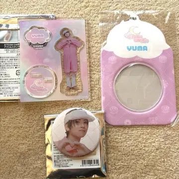 &TEAM 카페 YUMA 유우마 아크릴 스탠드 캔뱃지 캔뱃지 케이스