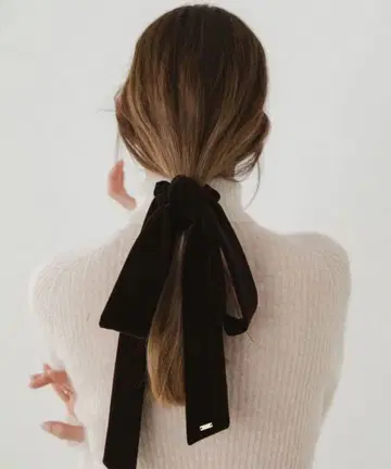 LETICIA Ribbon-VELVET brown