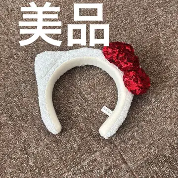 USJ 헬로키티 고양이 귀 머리띠