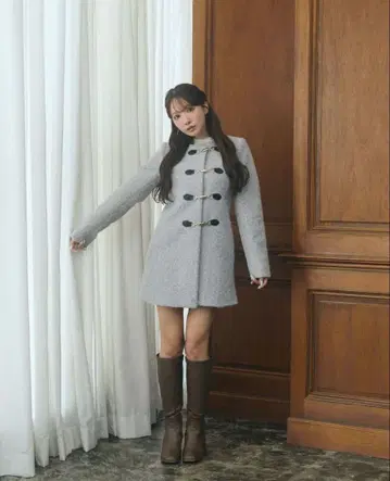 MISTREASS Elegant Bit boucle Coat