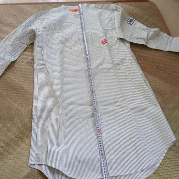 RED KAP 스트라이프 긴팔 셔츠 원피스