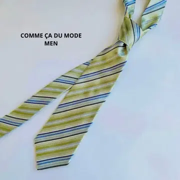 꼼사데모드 넥타이 그린 스카이블루 상쾌한