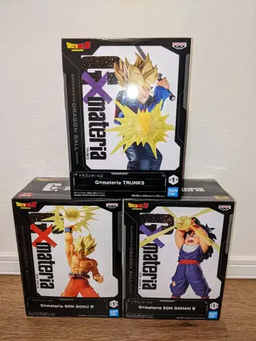 드래곤볼 피규어 3체 세트