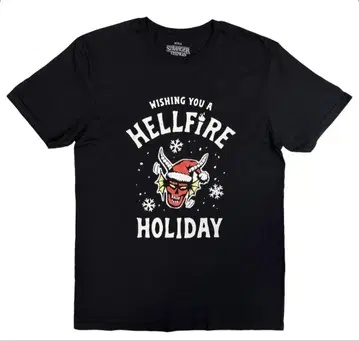 기묘한 이야기 헬파이어 홀리데이 T셔츠