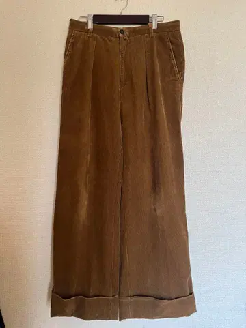 dries van noten 90s 코듀로이 팬츠