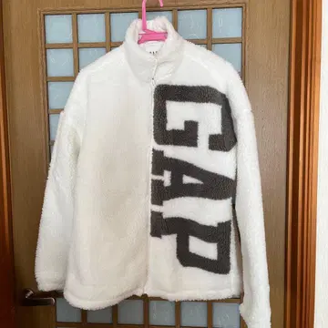 GAP 플리스 자켓 XS 화이트