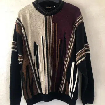 USA BACHRACH 멀티 컬러 니트 M 빈티지