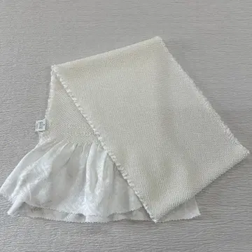 순수 실크 총시보리 오비 화이트