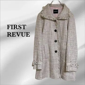 [ FIRST REVUE ] 자켓/코트 트위드 [ M ] 옅은 핑크 계열