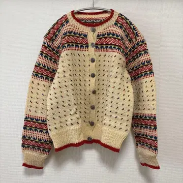 [ 구제 의류 ] 빈티지 노르딕 무늬 가디건