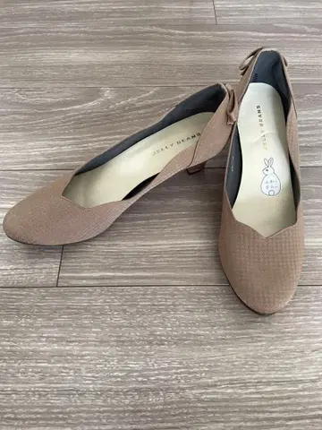 [ 미사용 새상품 ] 젤리빈스 퍼프라 25cm 리본 포함 펌프스