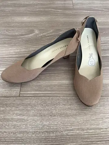 [ 미사용 새상품 ] 젤리빈스 퍼프라 25cm 리본 포함 펌프스