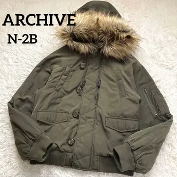 00s N-2B 플라이트 재킷 아카이브 y2k 쇼트 기장 L