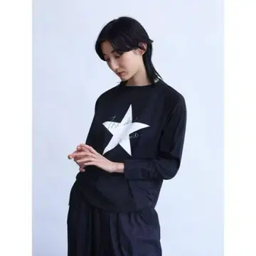 새상품 야마다야 lasud 라슈드 스타 로고 롱 T