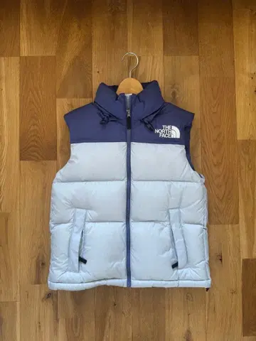 THE NORTH FACE 다운 베스트 그레이 네이비