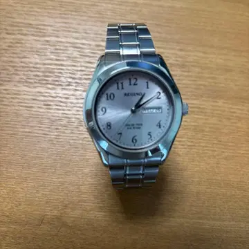 REGUNO 아날로그 손목시계 실버