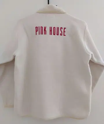 PINK HOUSE 플리스 자켓 로고 자수
