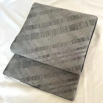 [세련됨] 후쿠로 오비 순수 실크 전체 패턴 모던 길이 466 중고 취급